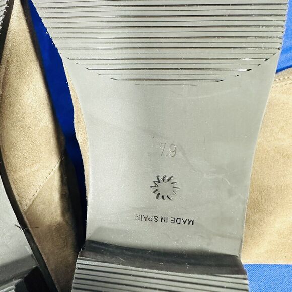 NIB Stuart Weitzman Lowland 6.5 Over-The-Knee Boots Brown Taupe Suede Flat $950 - Picture 6 of 8